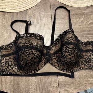 Black Lace Bra